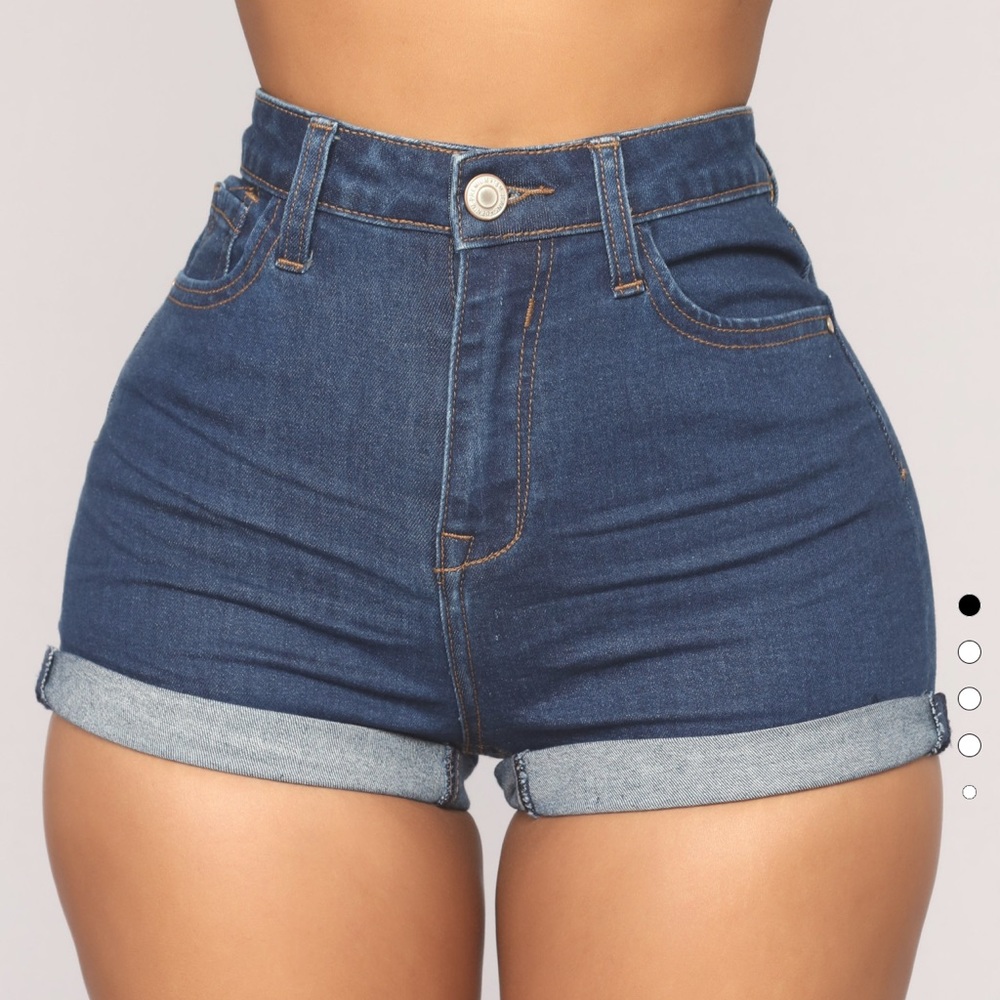 High waisted shorts